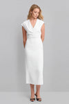 Vestido midi de efecto cruzado - Vestido NADAGASCAR