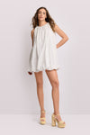 Short flowing casual summer dress - Dress NIOBE