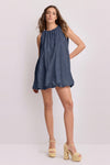 Robe courte sans manches coupe fluide - Robe NIOBE
