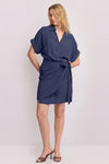 Robe courte de style portefeuille - Robe AGANIPPE