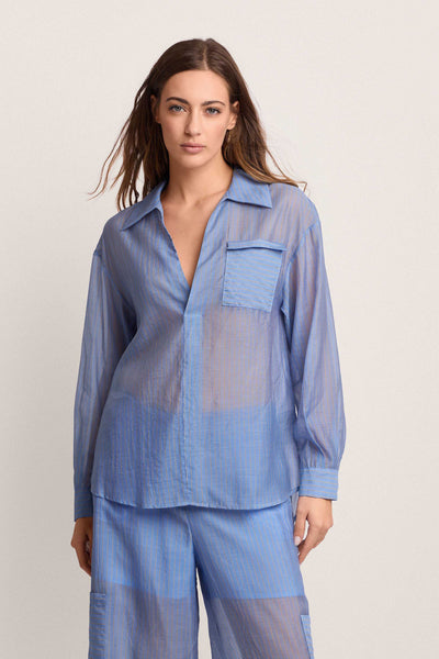 Camicia a righe - Blusa IDROTEA