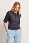 Blusa con colletto a vela - BLUSA NERINA