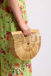 Bolso de mano de bambú - Bolsa CLODOVEA