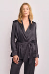 Classic velvet-like soft blazer - Blazer KRISTAL