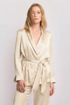 Classic velvet-like soft blazer - Blazer KRISTAL