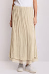 Stylish shaped crinkle skirt - Skirt OHIANE