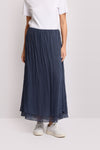 Stylish shaped crinkle skirt - Skirt OHIANE