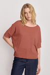 Wide necked short sleeved sweater - Sweater  FABRICE