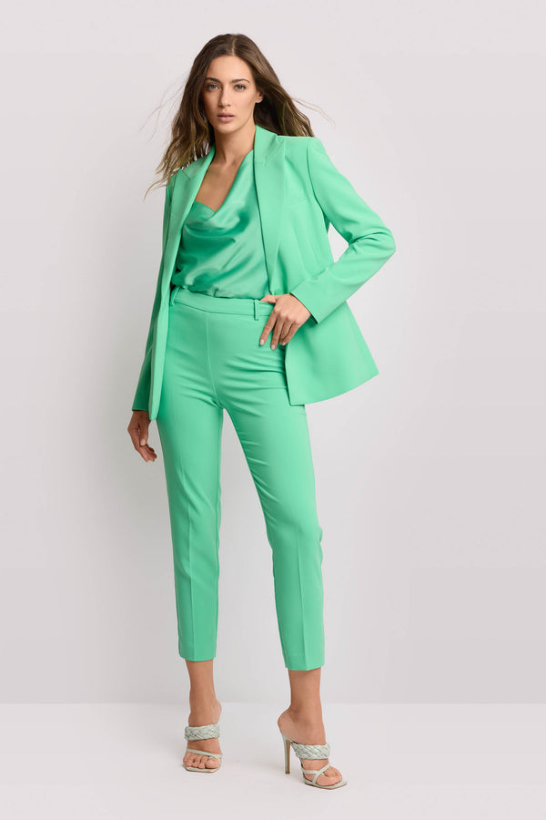 Completo pantalone nero con blazer monopetto e pantaloni dritti Donna ALTA - Italia