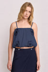 Flowing cropped vest style top - Top LIBERA