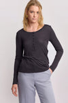 Maglia minimal con bottoni - T-SHIRT M/L FLORENTIN