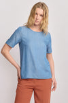 Haut à col rond et manches courtes - T-Shirt KEADDA