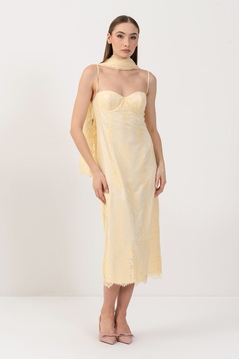 Elegant layered full length dress - Dress RAIMARX