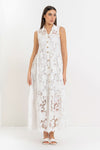 Stylish full length lace dress - Dress KEDTOKX