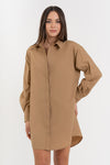 Chemise classique femme en pur coton à manches longues - Chemise LUVYX