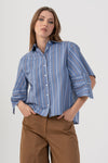 Camicia a righe strutturata - Camicia CHICX
