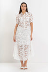 Chic above ankle lace skirt - Skirt LEONATHX