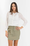 Stylish double layered top - Top Cardigan M/L KALEINACX