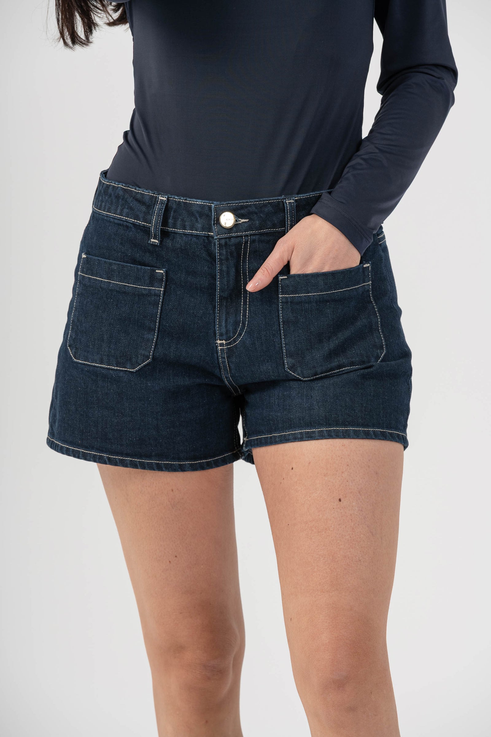 パンツ ANREALAGE 25AW BUTTON DENIM SHORTS 48 P26RSH9963ABUN3715_L465_03_160