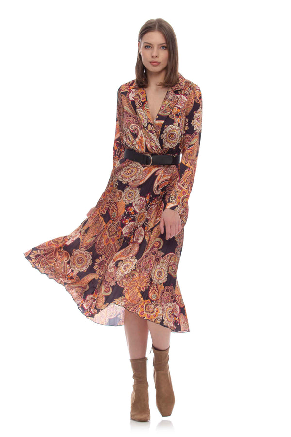 Robe à motif floral - Robe ARFEAN