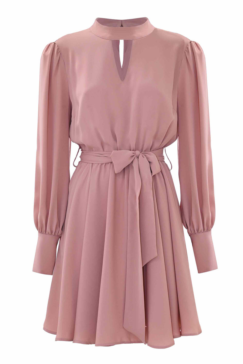 Romantic style short dress - Dress BEKMOR