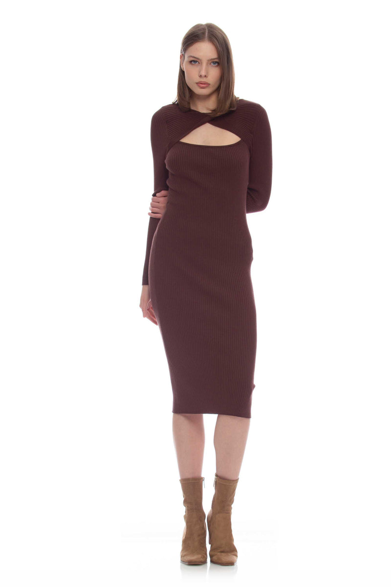 Sheath dress in viscose Knit dress NEUNN Kocca