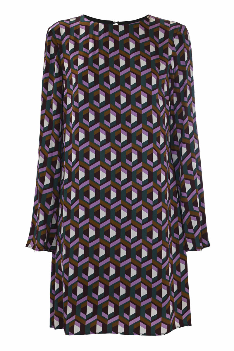 Geometric patterned dress - Dress AHRONG