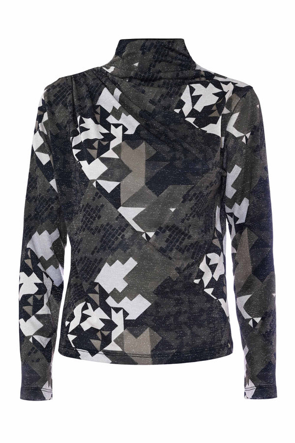 Camouflage-patterned blouse - Blouse BEPNA