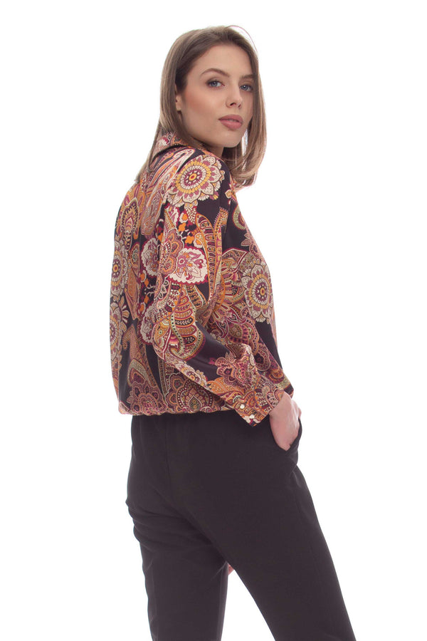 Blouse with paisley pattern - Blouse ASHAL