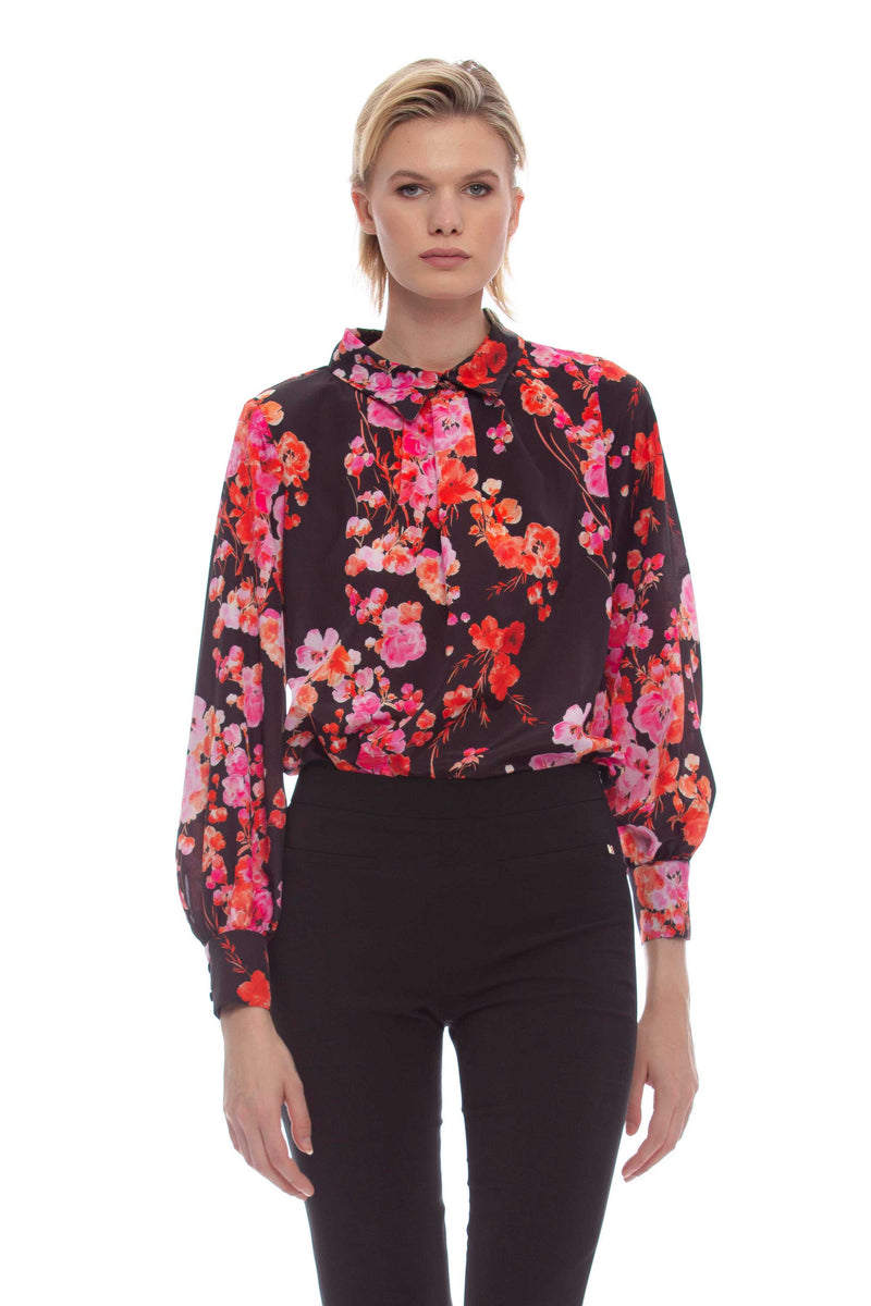 Elegant floral blouse - Blouse PAULETTE
