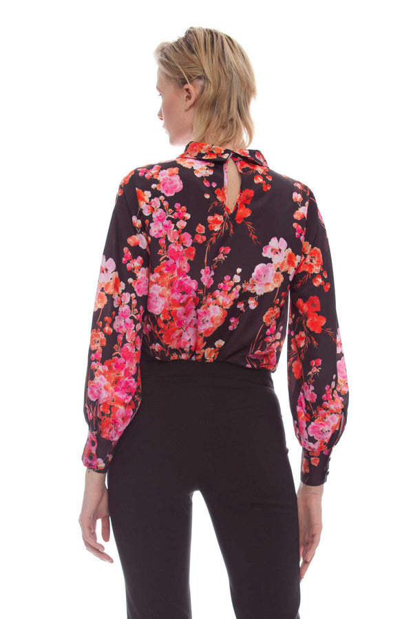 Elegant floral blouse - Blouse PAULETTE