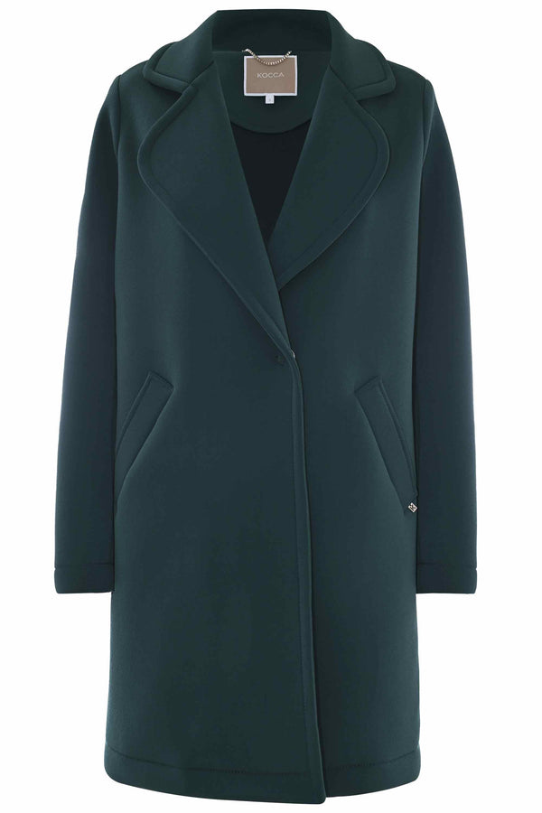 Winter coat with wide lapel - Coat LAWELL