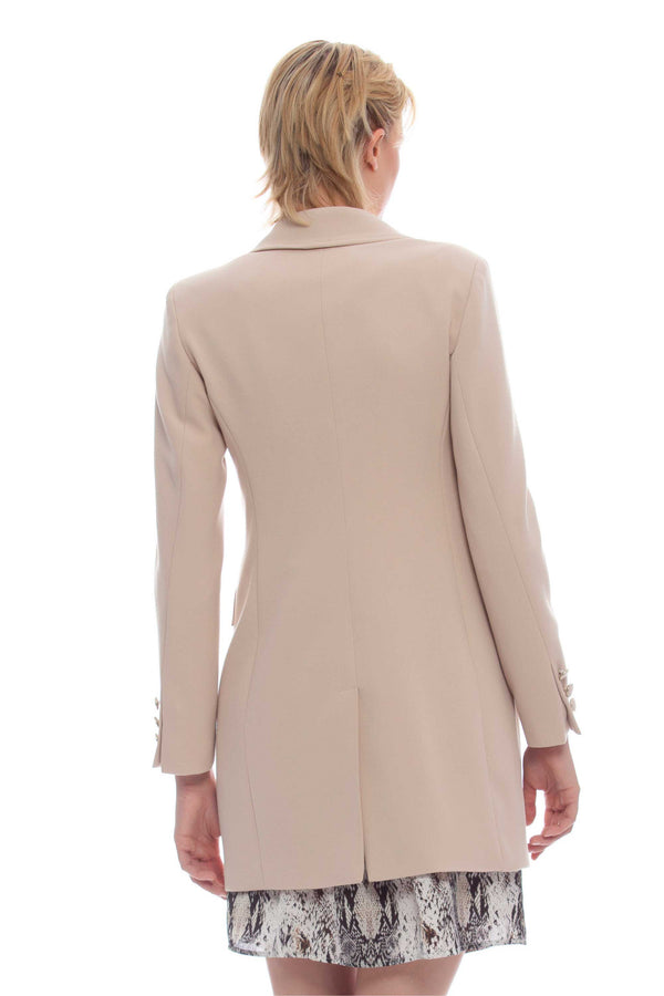Elegant tailored coat with buttons - Coat JOLUKA