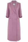 Wool coat with peak lapel - Coat YOLANDA