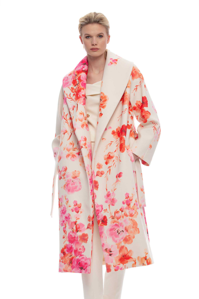 Floral coat - Coat JULIETTE