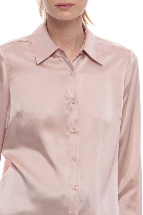 Classic-cut silk shirt - Shirt LINDOLEN