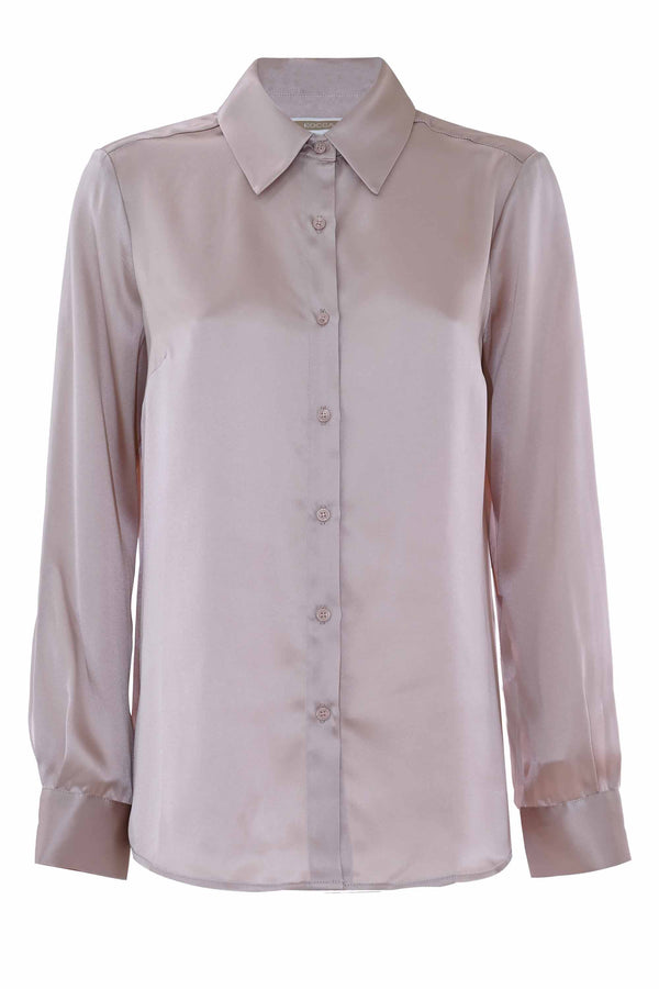 Classic-cut silk shirt - Shirt LINDOLEN