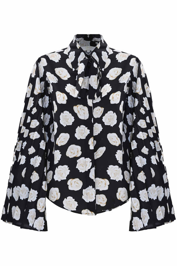 Patterned shirt with wide sleeves - Shirt MARION