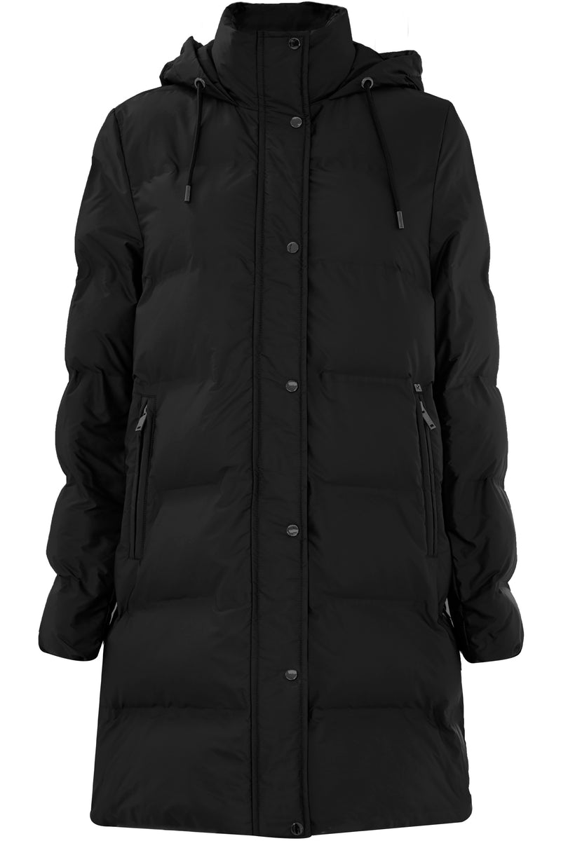 Long winter down jacket with hood - Down jacket JAPUARI