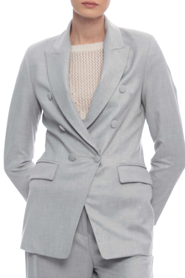 Women's masculine-cut jacket in viscose blend - Jacket HURANN