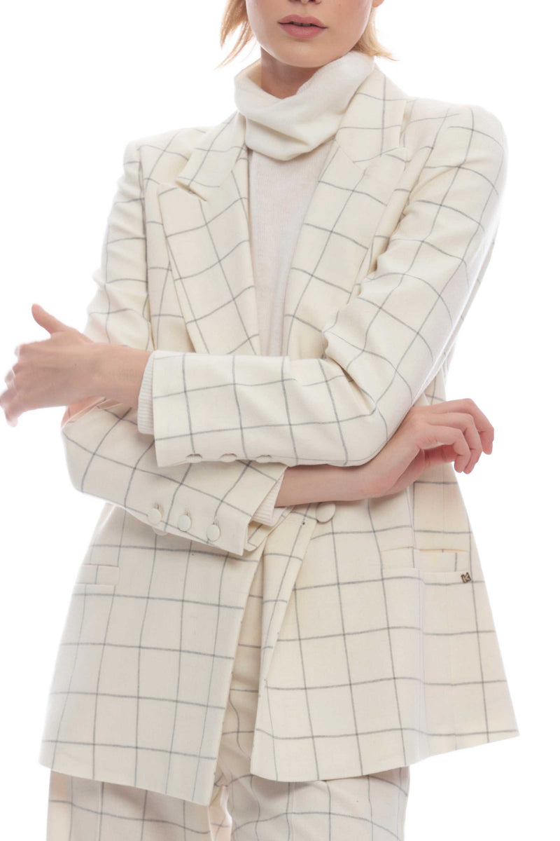 Double-breasted checked jacket - Jacket LYRERR