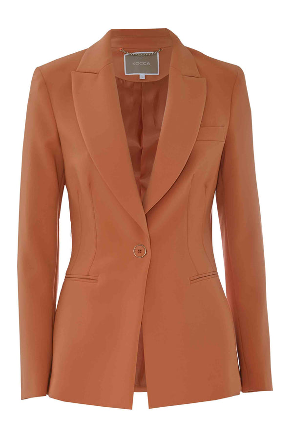 Elegant tailored jacket with lapels - Jacket BULDAE