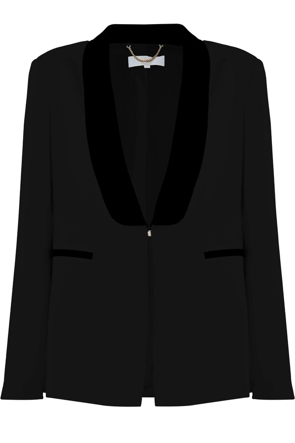 Boxy-cut solid colour jacket - Jacket CASSANDRA