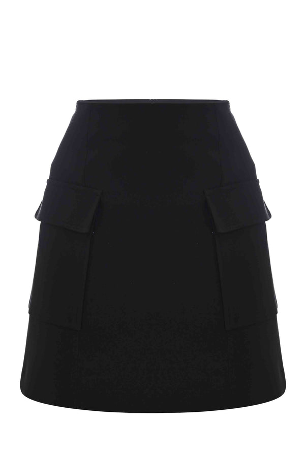 Casual short skirt with pockets - Skirt GEORGIA