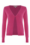 Soft cardigan with covered button - Sweater  ANLEW