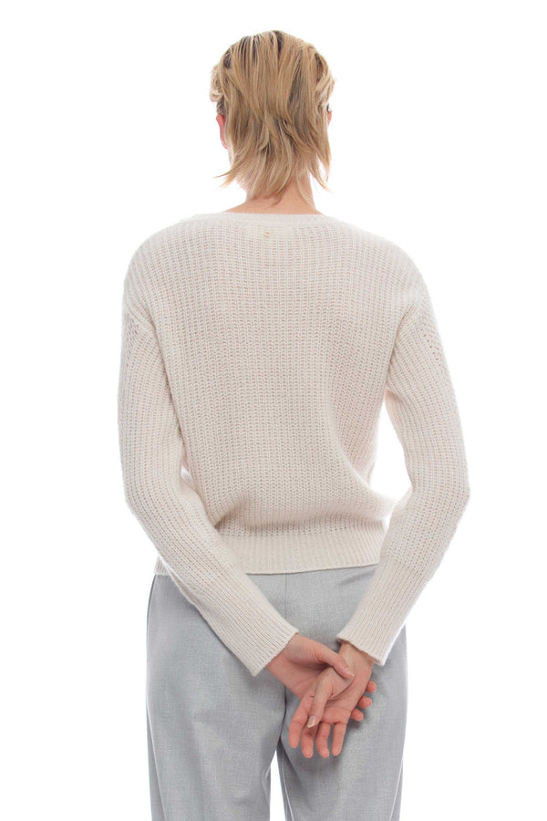 Long-sleeved crew neck sweater - Sweater  ETHURA