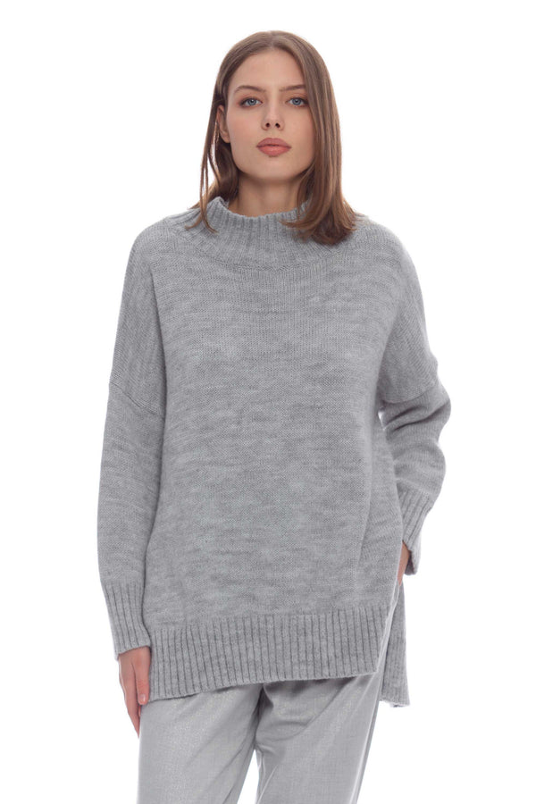 Long-sleeved turtleneck sweater - Sweater BAWEA