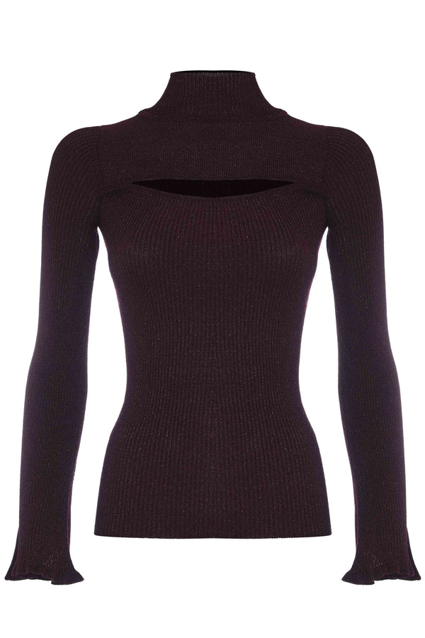 Turtleneck sweater with cut-out - Sweater  GLORIA