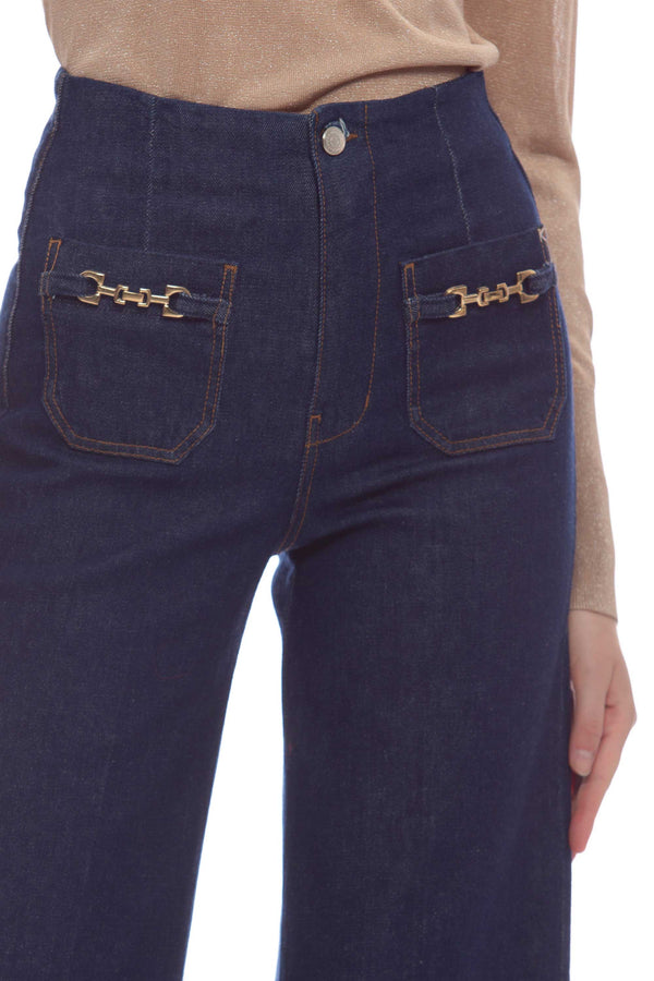 Elegant high-waisted jeans - Jeans BEYMAN