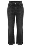 Jeans straight fit neri elasticizzati - Pantalone Denim GRALILL